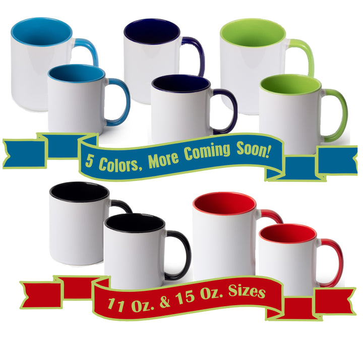 Father's Day Personalized Color Handle Mug