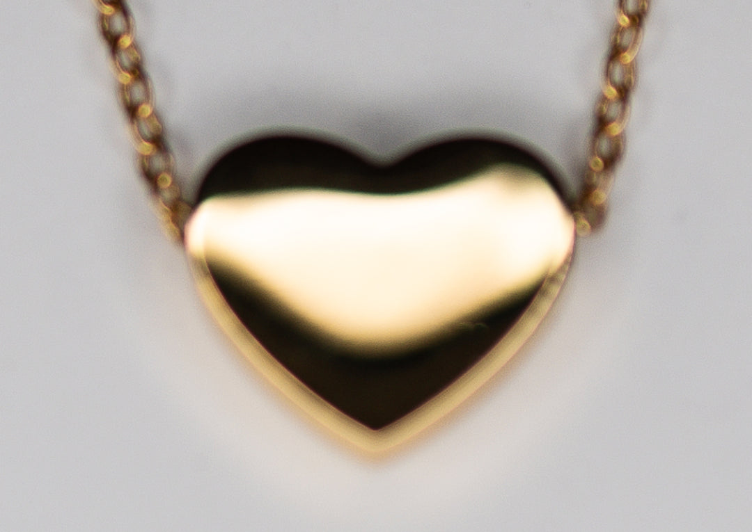 Personalized Heart Stainless Steel Necklace - 5 Finishes