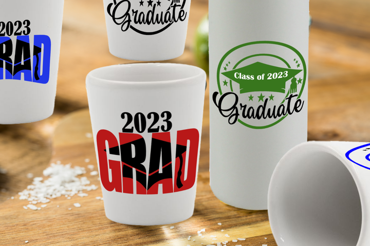 Graduation 2023- Personalized Ceramic Shot Glass