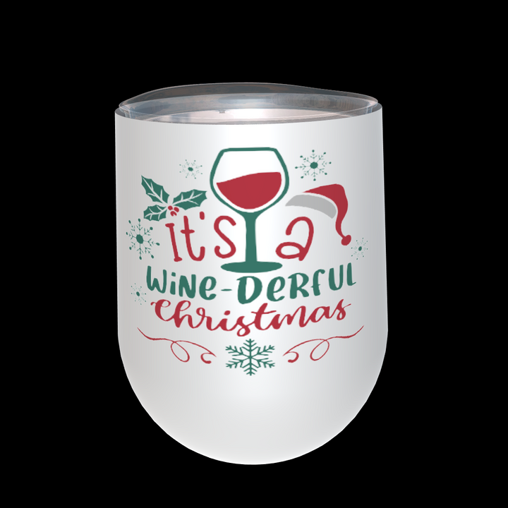 Christmas Wine Tumbler