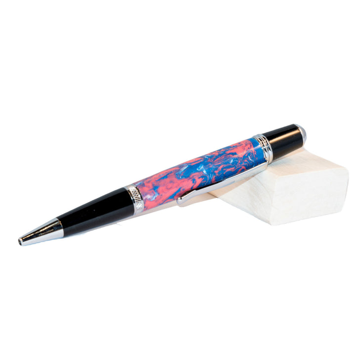 ballpoint-twist-pen-salmon-blue-white-resin