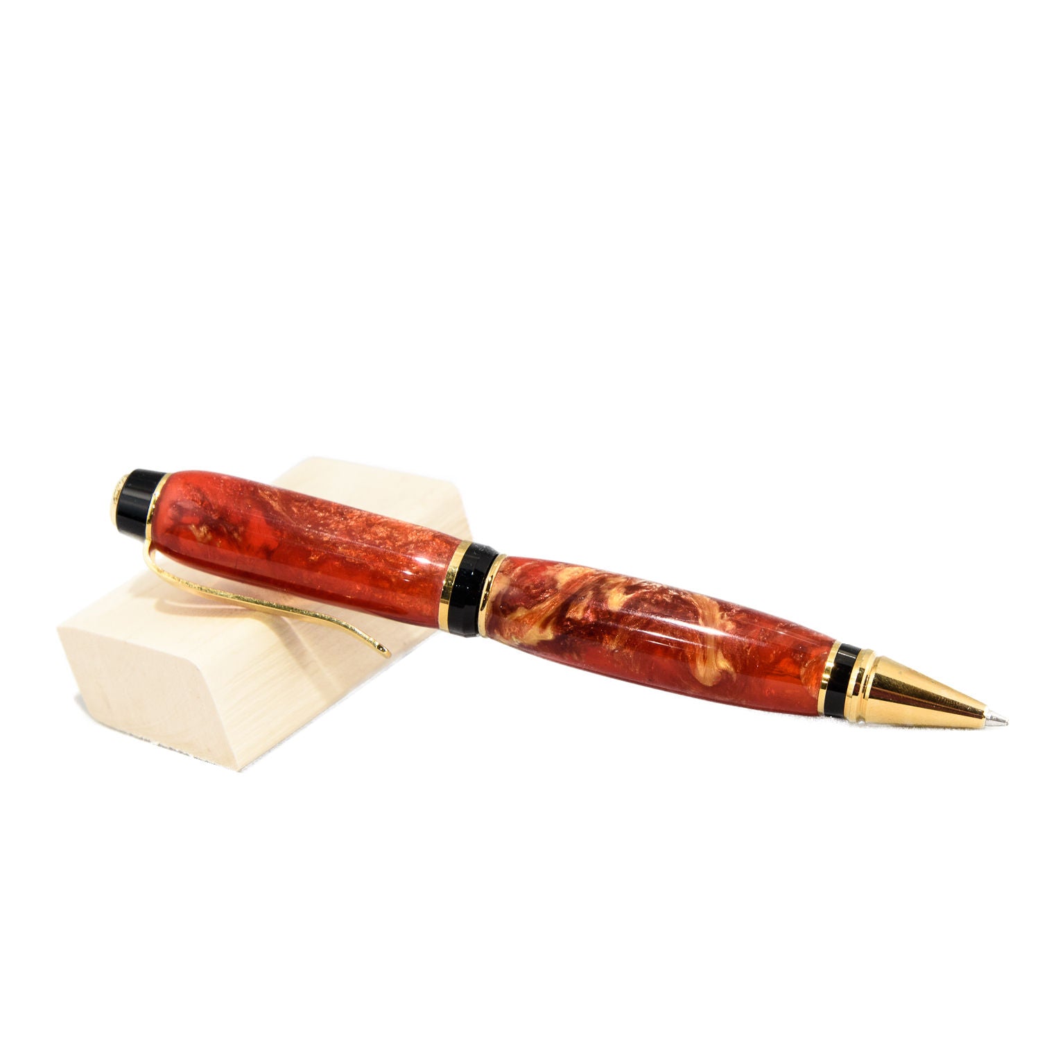 Fire Engine Ballpoint Cigar Style Pen – Luxe Custom Pens and Gifts